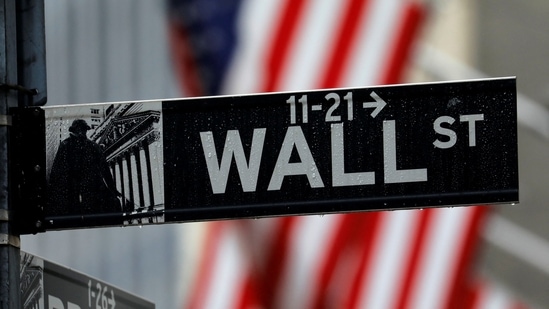 A sign for Wall Street outside the New York Stock Exchange in Manhattan in New York City, New York, U.S, October 26, 2020. (Mike Segar/Reuters)