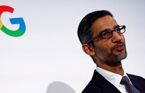 Latest news on August 6, 2024: Sundar Pichai, CEO of Google and Alphabet, is seen in France.