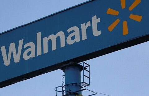 The logo of Walmart is seen on a pole outside a store in Mexico City, Mexico June 14, 2024. REUTERS/Henry Romero(REUTERS)