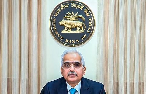 Reserve Bank of India (RBI) Governor Shaktikanta Das delivers the Monetary Policy Statement, in Mumbai. (PTI)