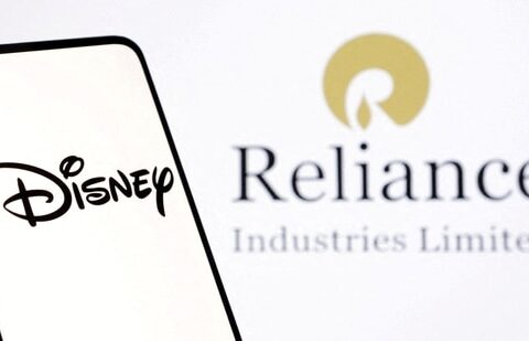 Disney and Reliance logos are seen in this illustration (Reuters)