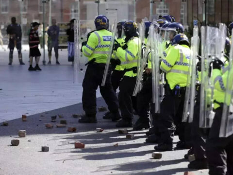 Boy, 15, is first to be charged with rioting in UK unrest