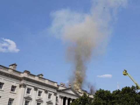 Somerset House: Fire contained at historic London arts centre