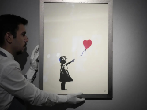 Banksy: 'Girl with balloon': Duo charged with stealing famous Banksy artwork from a London gallery