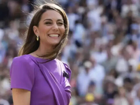 Kate Middleton makes first public appearance since announcing completion of her chemotherapy treatment