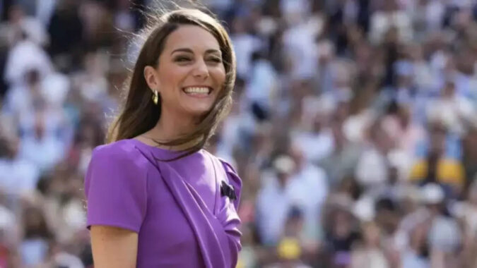 Kate Middleton makes first public appearance since announcing completion of her chemotherapy treatment