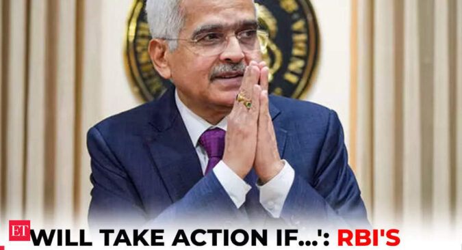 RBI Governor has a message for NBFCs pursuing 'growth-at-any-cost': Will take action if... - The Economic Times Video