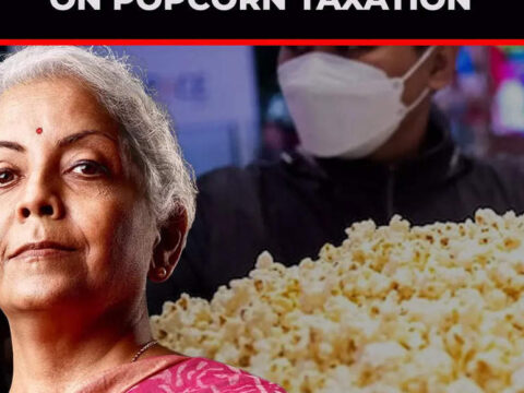 FM Sitharaman explains difference in GST rates between salted and caramel popcorn - The Economic Times Video