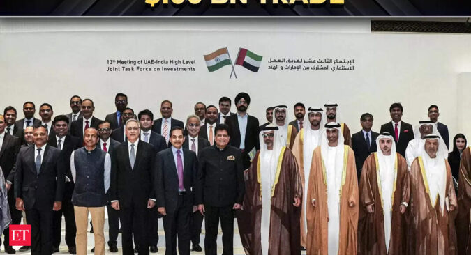 India-UAE expanding trade beyond oil and precious metals, $100 bn target set by both nations - The Economic Times Video