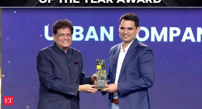 Urban Company wins Startup of the Year Award | Abhiraj Singh Bhal, Varun Khaitan and Raghav Chandra - The Economic Times Video