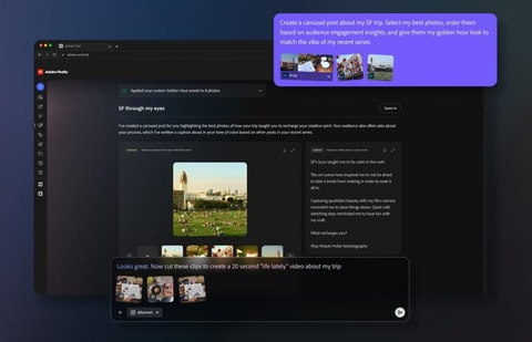 Adobe visualises Project Moonlight as an assistant that can travel with a user across Adobe’s applications and learn. (Official image)