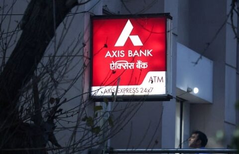 Axis Bank shares fell 0.65% to  ₹1169.00 apiece on the BSE even as the benchmark Sensex ended the day 0.70% higher at 82,605.43 points. (Reuters)