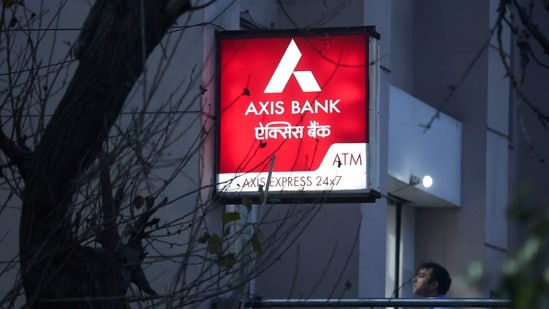 Axis Bank shares fell 0.65% to  ₹1169.00 apiece on the BSE even as the benchmark Sensex ended the day 0.70% higher at 82,605.43 points. (Reuters)