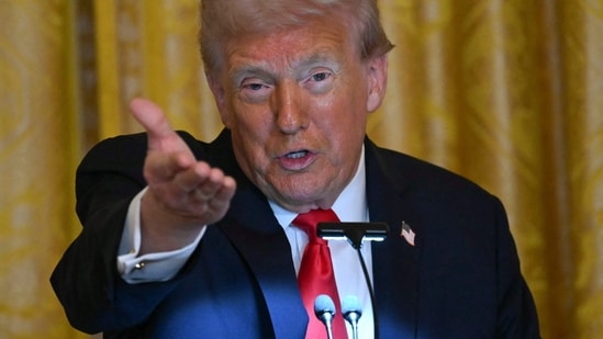 US President Donald Trump. (AFP)