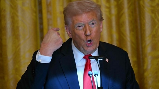 US President Donald Trump. (AFP)