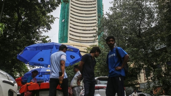 The Bombay Stock Exchange (BSE) building in Mumbai. (Bloomberg)
