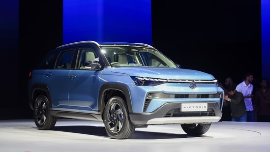 The Maruti Suzuki Victoris, the latest offering from India's largest carmaker. (HT)