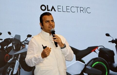 Bhavish Aggarwal, founder of Ola Group and chairman and managing director or Ola Electric. (Reuters)