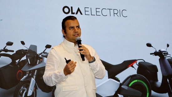 Bhavish Aggarwal, founder of Ola Group and chairman and managing director or Ola Electric. (Reuters)
