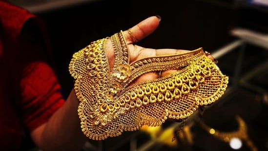 Gold prices hit record high on Dhanteras, up by over ₹3,000 | Check today’s rates in your city On Saturday, 24-carat gold stood at ₹1,32,953 per 10 grams, up by ₹3,350, while the 22-carat gold rate was priced at ₹1,21,883 per 10 grams. (PTI)