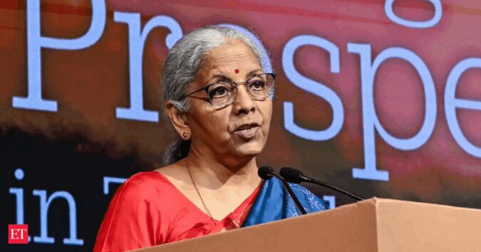 Will meet fiscal deficit target of FY26: Finance Minister Sitharaman ET logo