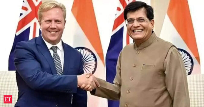 India, NZ trade pact likely to boost trade, investment ties ET logo