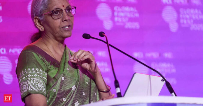 Next generation GST reforms led to growth in sales across sectors: FM Nirmala Sitharaman ET logo