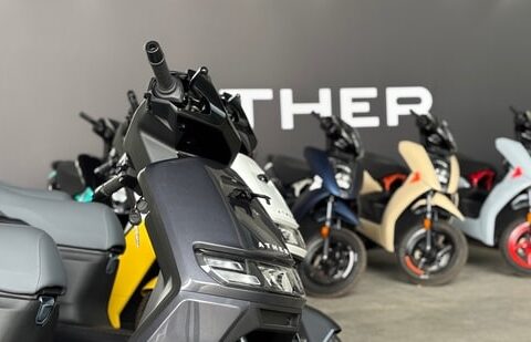 Ather Energy's sales rose 67% year-on-year to 65,595 units for a market share that improved 530 basis points to 17.4% in Q2 FY26. (Tushar Deep Singh/HT)