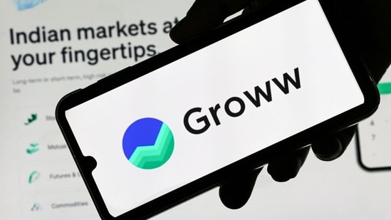 Groww’s share price tanks nearly 10% again in signs of continued profit-booking| Business News Groww crossed the ₹1 lakh crore market capitalisation mark in record time, an achievement that made headlines. (Bloomberg)