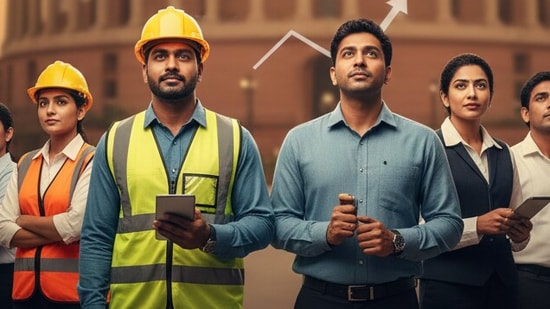 India's new labour codes aim to modernise the legal framework, extend social security to a wider workforce, and ensure universal wage protection. (AI Image)