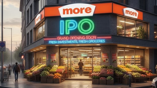 Now Amazon-backed More Retail plans IPO at a valuation of ~$2.5 billion| Business News More Retail was acquired in 2019 by Witzig Advisory Services Pvt., a joint venture of Amazon and Samara Capital, from Aditya Birla Group. (AI Image)