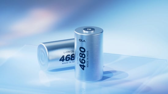 Ola Electric says LG Energy fears market-share loss in India due to its 4680 Bharat Cell| Business News The 4680 Bharat Cell is a lithium-ion battery cell manufactured by Ola Cell Technologies Pvt. Ltd. at its Ola Gigafactory in Tamil Nadu. (Handout)