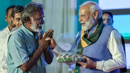 Check your ₹2,000 deposit status now| Business News Prime Minister Narendra Modi during the release of 21st instalment of PM-Kisan Samman Nidhi and the inauguration of South India Natural Farming Summit-2025, in Coimbatore on Wednesday, 19 November 2025. (DPR PMO)