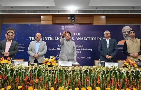 Piyush Goyal launches trade intelligence portal, says it’ll open up new insights| Business News Piyush Goyal said the portal empowers Indian businesses to understand global trade patterns, spot emerging opportunities, and make informed decisions. (X/PiyushGoyal/)