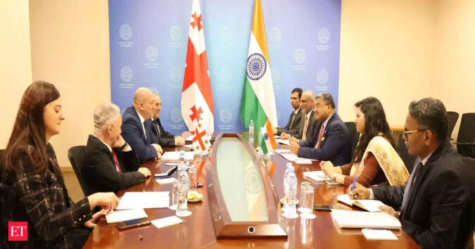 India, Georgia review bilateral relations at 8th Foreign Office Consultations ET logo