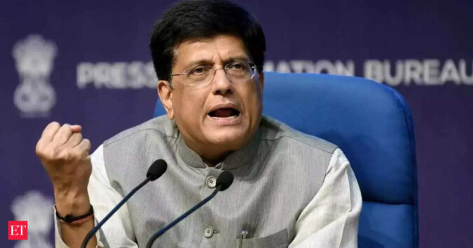 India in advance stage of negotiations for trade pact with US: Piyush Goyal ET logo