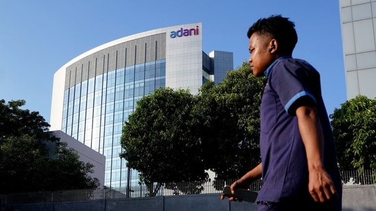 The Adani Group HQ in Ahmedabad. The Adani Airports expansion plan excludes 20 million at Navi Mumbai and 11 million at the Guwahati airport, both of which are opening in December. (Bloomberg)