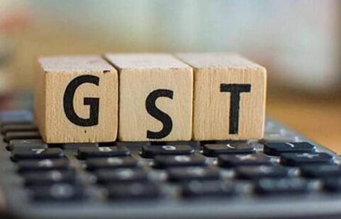 GST collections are up 8.9% annually at  ₹14,75,488 crore in the fiscal through November 2025. (HT)