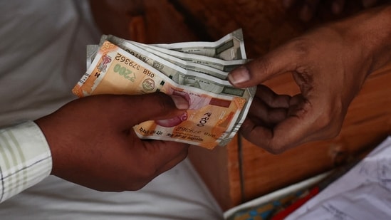 The rupee is heading towards its sharpest yearly fall since 2022. (AFP)