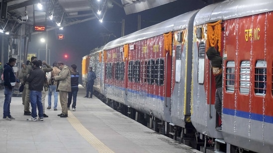 A primary catalyst for the surge in railway stocks is Indian Railways' decision to implement a revised fare structure. (PTI)