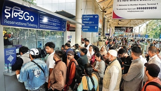 In the first week of December, IndiGo cancelled about 4,500 flights due to poor pilot roster planning. (Reuters)