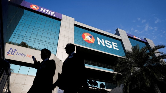 The National Stock Exchange building in Bandra Kurla Complex, Mumbai. (Livemint)