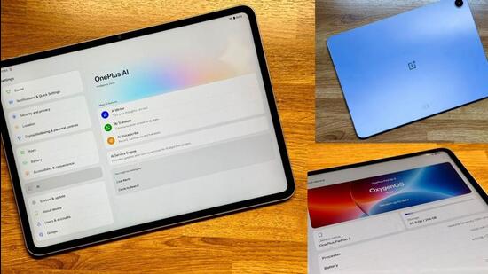 Matter to fact, and keeping Android tablets relevant| Business News OnePlus Pad Go 2 starts at ₹23,999 compared with ₹18,999 onwards for the OnePlus Pad Go. (Vishal Mathur | HT Photo)