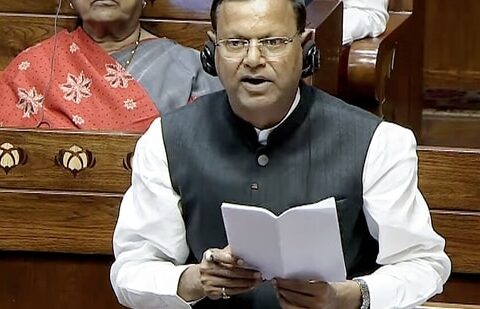 The government's number of shares in India's 12 public sector banks has not declined since 2020, but the percentage stake may have reduced due to fundraising moves, MoS Finance Pankaj Choudhary says in Parliament. (ANI Video Grab)