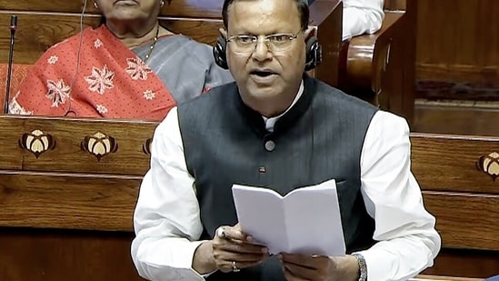 The government's number of shares in India's 12 public sector banks has not declined since 2020, but the percentage stake may have reduced due to fundraising moves, MoS Finance Pankaj Choudhary says in Parliament. (ANI Video Grab)