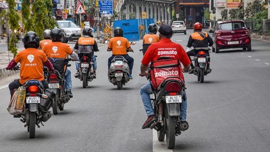 Gig, delivery workers call for all-India strike on Christmas Day, New Year’s Eve| Business News The gig workers strike is a protest against what their associations claimed were worsening working conditions and reduced pay amid lack of social security. (PTI)