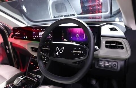 The Mahindra XEV 9S that was unveiled recently (HT)