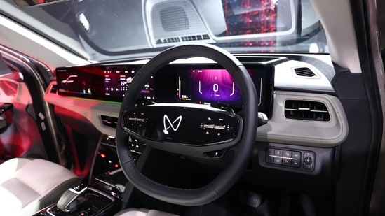 The Mahindra XEV 9S that was unveiled recently (HT)