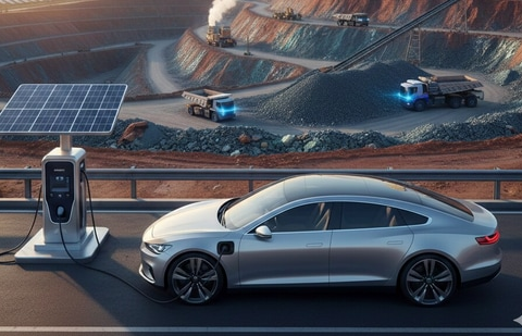 What does it mean for EVs?| Business News India's rare earths incentive scheme does not address some of the core issues plaguing the EV market—namely the fact that we still import 100% lithium-ion cells. (AI Image)