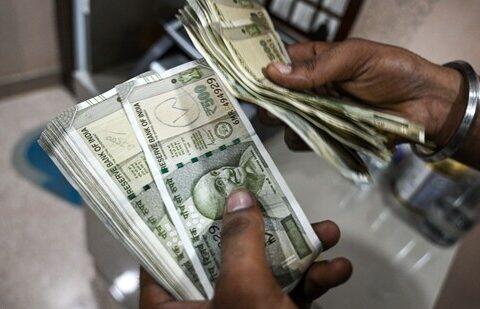 The rupee declined to 89.59 against the U.S. dollar, dipping past its previous record low of 89.49 hit about two weeks ago. (Bloomberg)